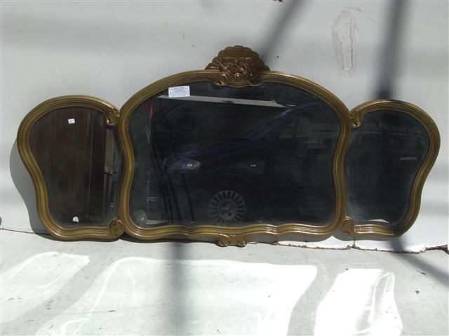 Espejo De Comedor Estilo Frances Dorado