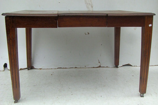 Mesa De Roble Antigua 1 Tabla De Alargue