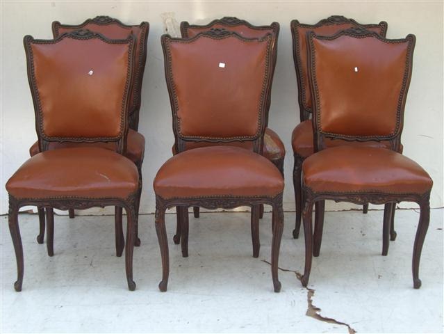Juego De 6 Sillas Estilo Frances Luis Xv Antiguas