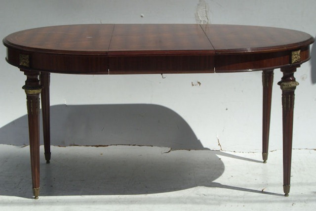 Mesa De Comedor Estilo Frances Luis XVI Marqueteada