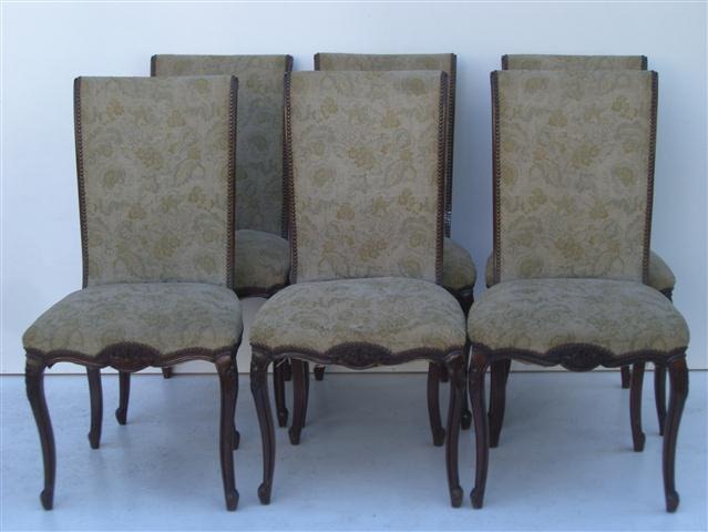 Juego De 6 Sillas Estilo Frances Luis XV Antiguas