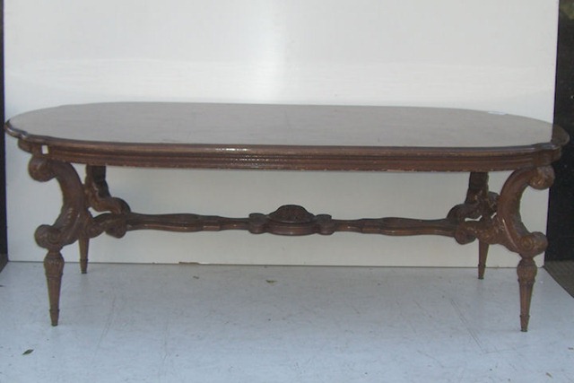 Mesa De Comedor Antigua Estilo Frances Luis XVI