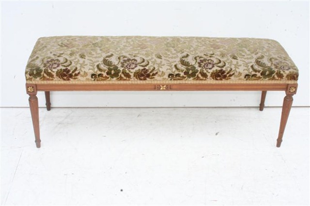Banqueta Estilo Frances Luis XVI Antigua