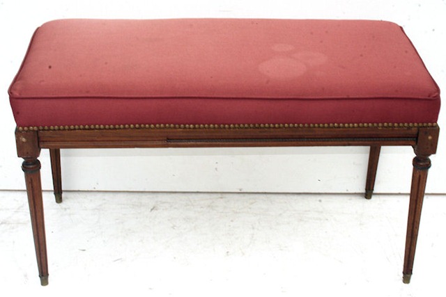 Banqueta Estilo Frances Luis XVI Antigua