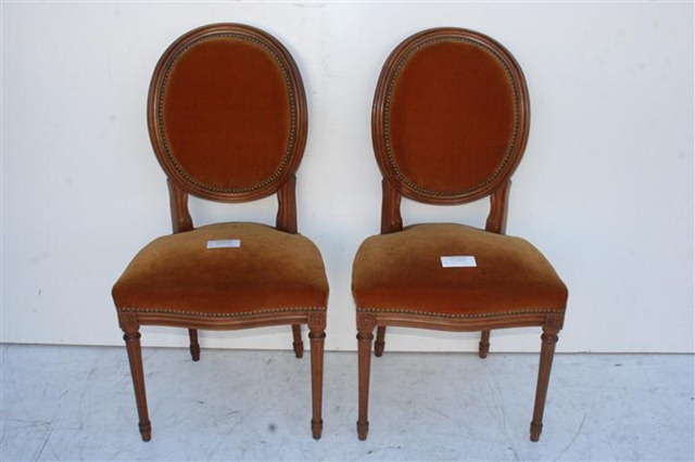 Par De Sillas Estilo Frances Luis XVI Antiguas