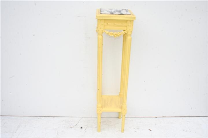 Pedestal Estilo Frances Luis XVI Con Marmol