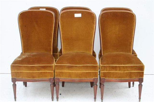 Juego De 6 Sillas Estilo Ingles Antiguas