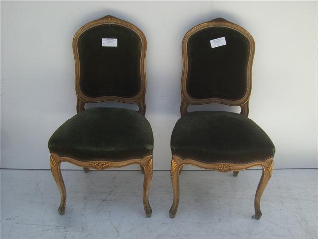 Par De Sillas Estilo Frances Luis Xv Patindas