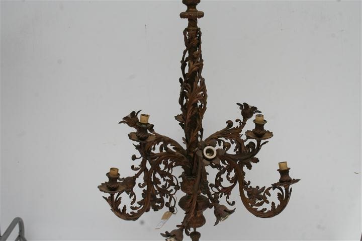 Ara&ntilde;a De Bronce Antigua, posee 15 Luces