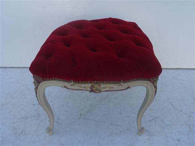 Banqueta Estilo Frances Luis XV Antigua