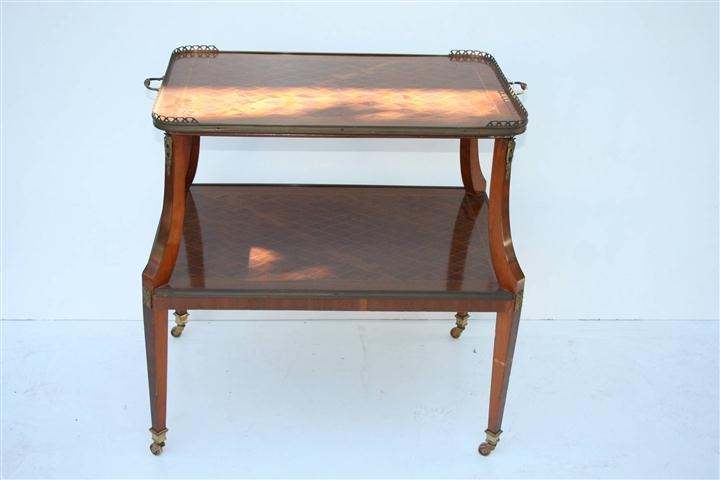 Mesa Carrito De Servir Estilo Frances con Bronceria