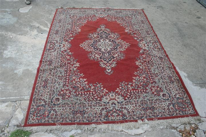 Alfombra De Lana Tejida A Mano