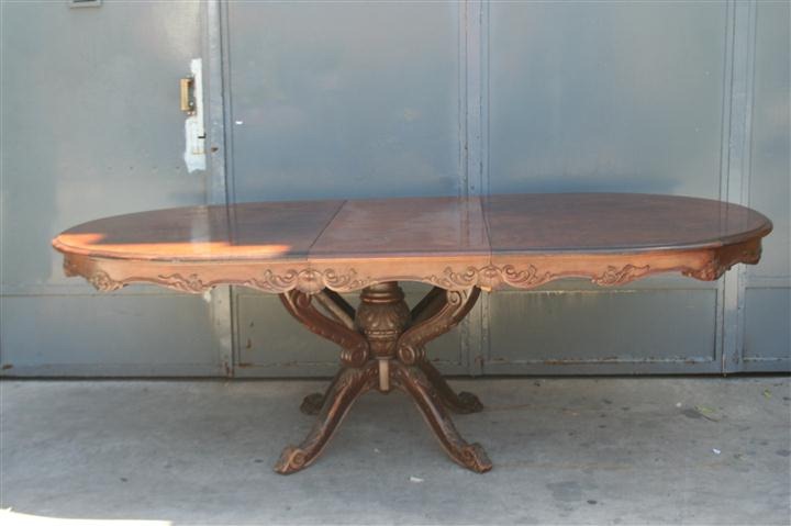 Mesa De Comedor Inglesa Con Bocha Tabla De Alargue