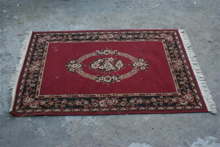 Alfombra De Lana Tejida