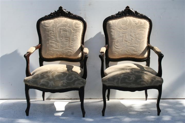 Par De Sillones Estilo Frances Luis Xvi