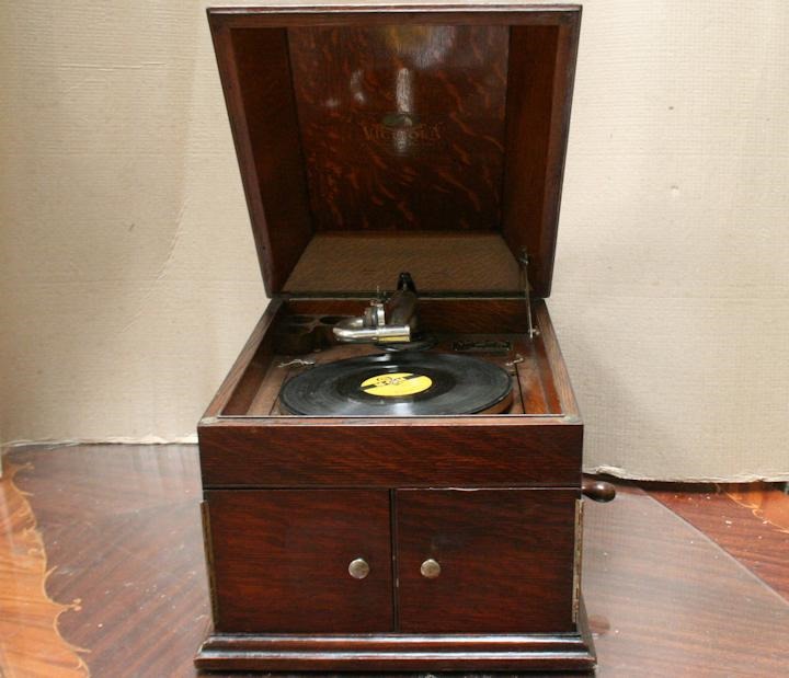 Vitrola Victrola Fonografo Victor Vv-viii 1913