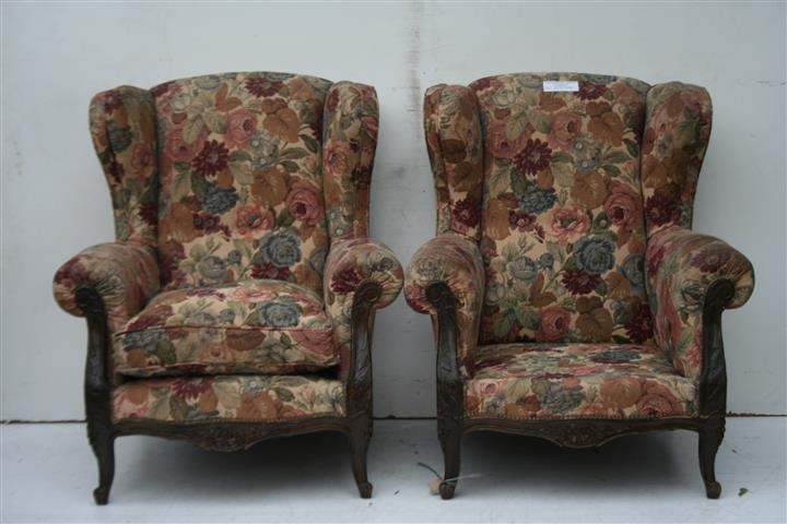 Par De Sillones Estilo Frances Luis Xv Tipo Bergere