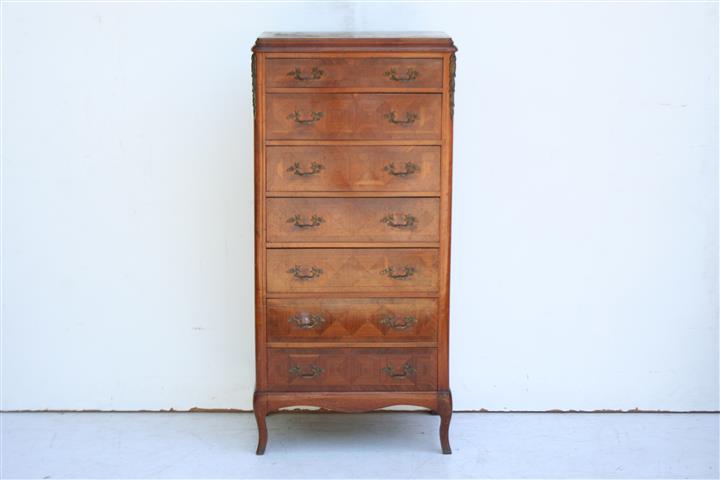 Cajonera Chiffonier Estilo Frances Luis XV Marmol