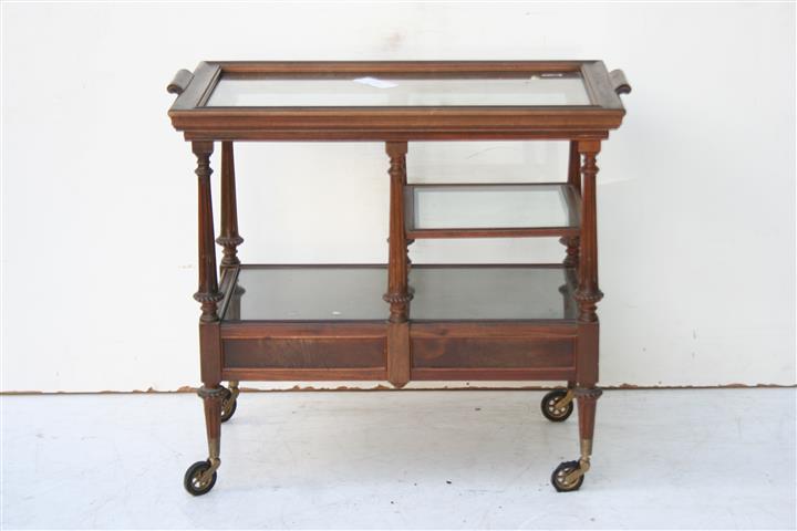 Mesa Carrito Tipo Bar Estilo Frances Luis Xvi