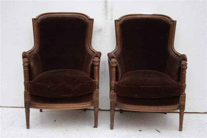 Par De Sillones Estilo Frances Luis XVI