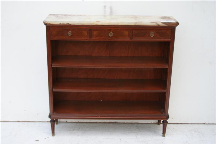 Biblioteca Estante Estilo Frances Luis XVI Marmol