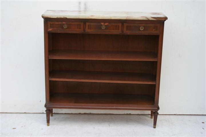 Biblioteca Estante Estilo Frances Luis XVI Marmol