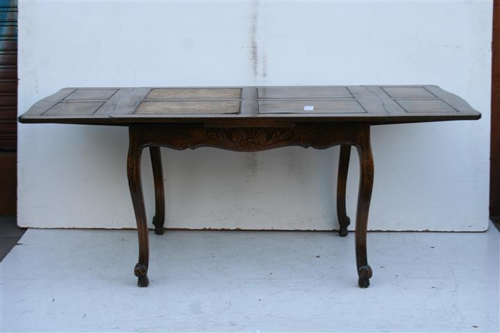 Mesa De Comedor Estilo Provenzal Con Alas de Roble