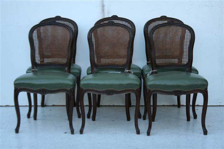 Juego Comedor 6 Sillas + Mesa + Aparador Frances Luis XV