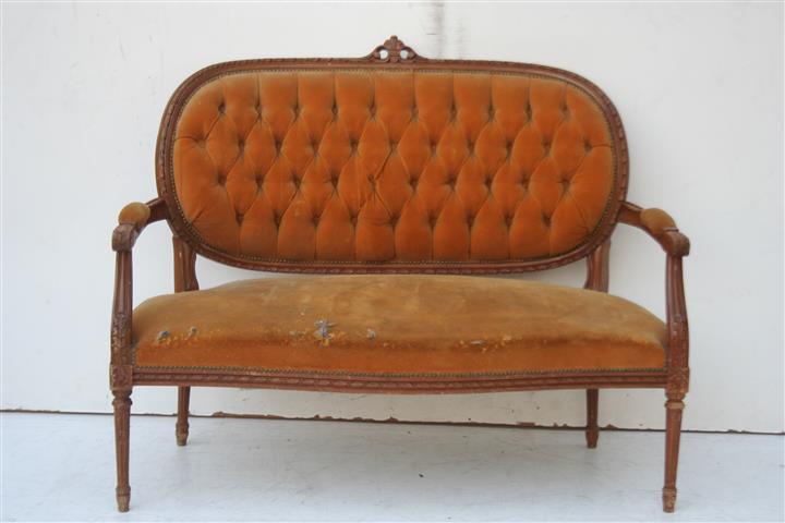 Sofa Sillon Frances Luis Xvi De 2 Cuerpos De Sala