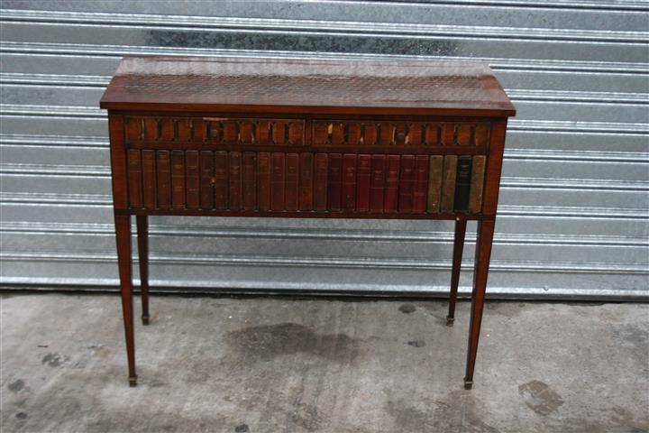 Petit Mueble Frances Con Biblioteca Trabajo Marqueteria