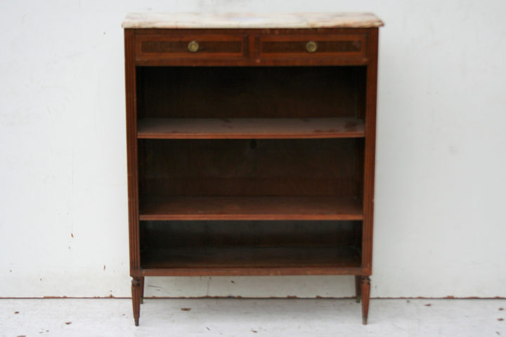 Biblioteca Estante Estilo Frances Luis XVI Marmol