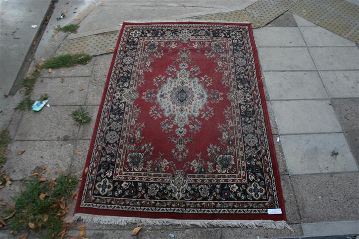 Antigua Alfombra De Lana 2.50 X 1.60