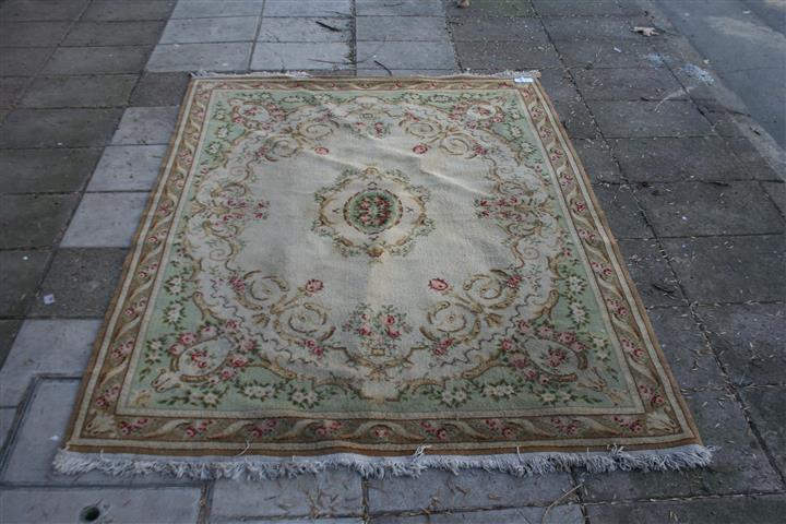 Antigua Alfombra De Lana 1.50 X 2.00