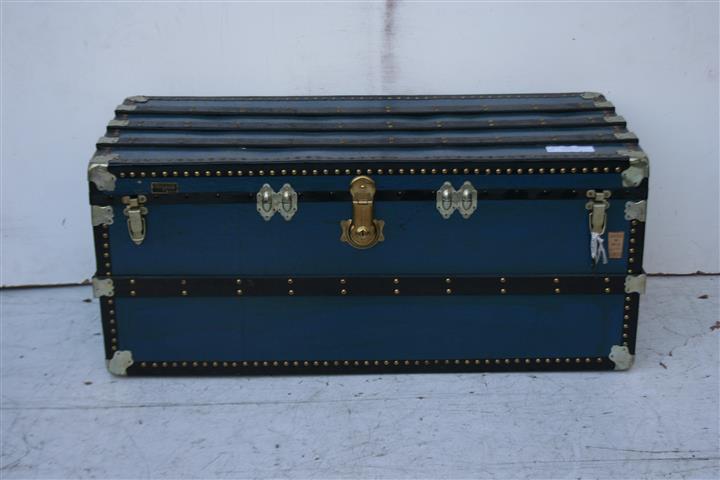 BAUL DE VIAJE ANTIGUO RETRO VINTAGE