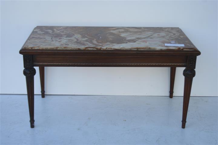 Mesa Ratona Estilo Frances Luis Xvi Con Marmol