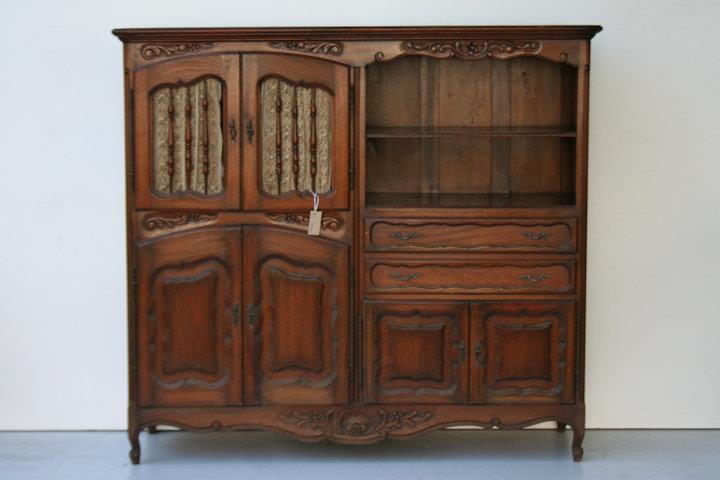 Biblioteca Estilo Provenzal De Madera