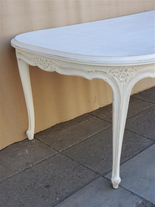 Mesa De Comedor Estilo Francés Luis Xv patinada