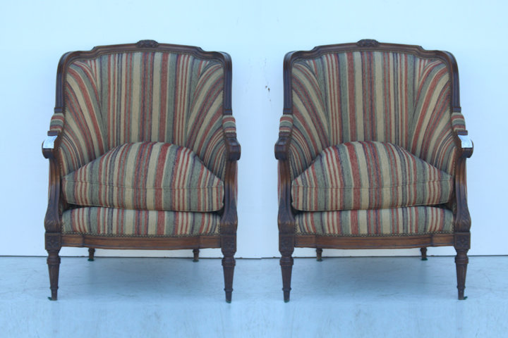 Par De Sillones Estilo Frances Luis XV De Living