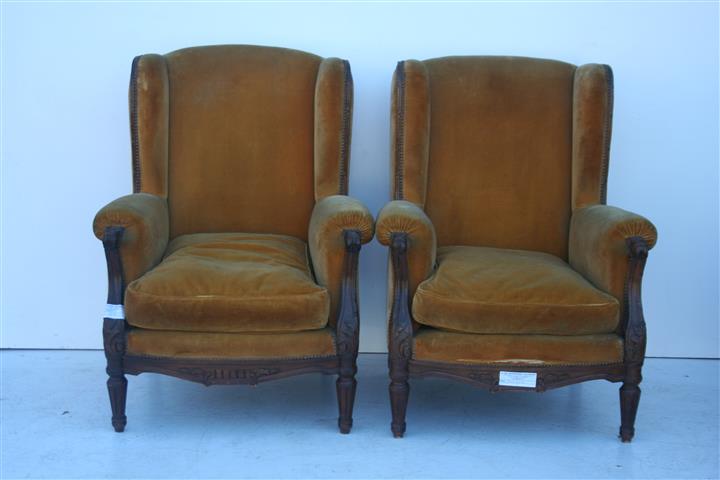 Par De Sillones Estilo Frances Luis Xvi Bergere