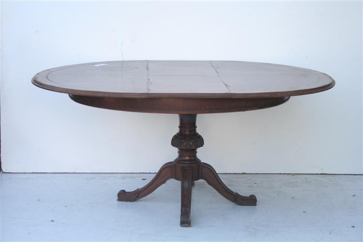 Mesa De Comedor Estilo Frances Con Bocha Tallada