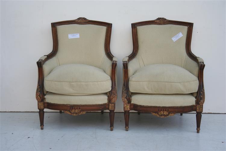 Par De Sillones Estilo Frances Luis XVI