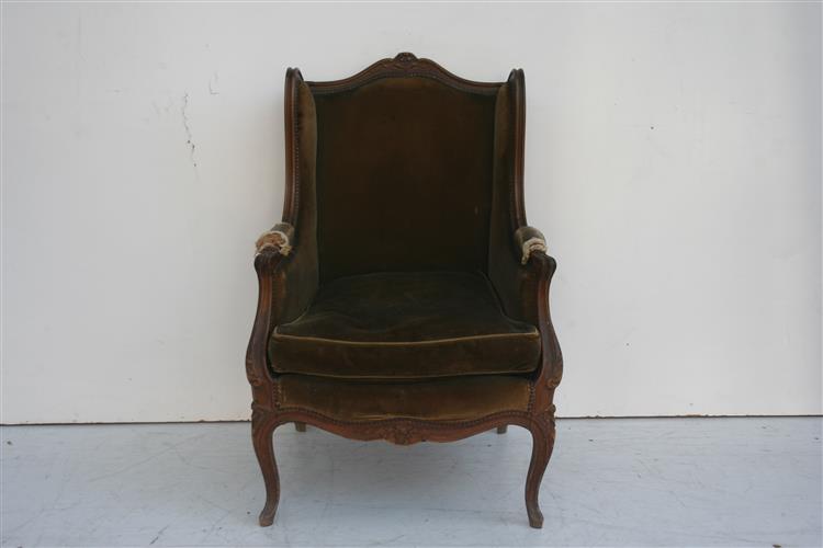 Sillon Estilo Frances Luis Xv tipo Bergere Antiguo