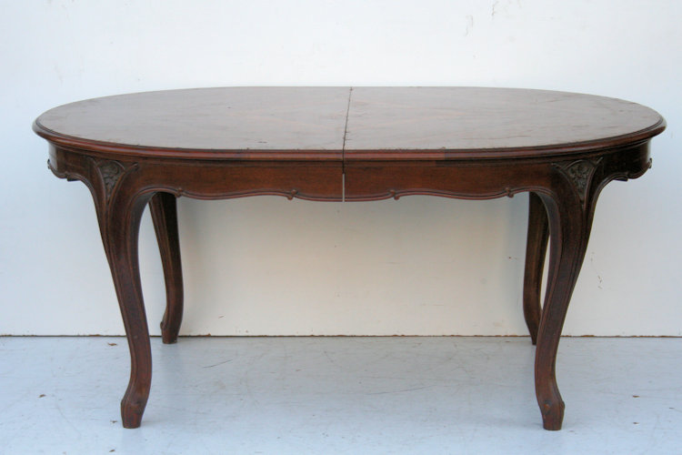 Mesa De Comedor Estilo Frances con tabla de alargue