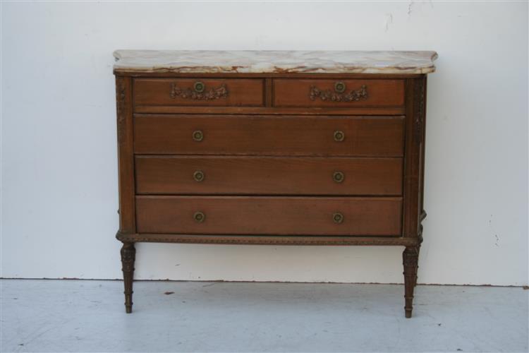 Comoda Francesa Luis Xvi Con Marmol