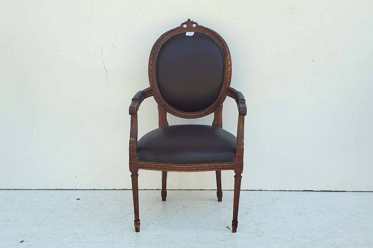 Sillon Estilo Frances Luis Xvi Cabecera Comedor O Escritorio