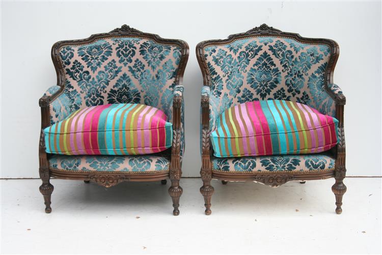 Par De Sillones Estilo Frances Luis XVI