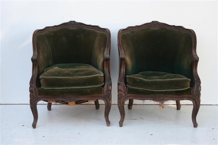 Par De Sillones Estilo Frances Luis XV