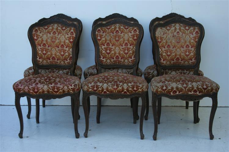Juego De 6 Sillas Estilo Frances Luis Xv De Comedor