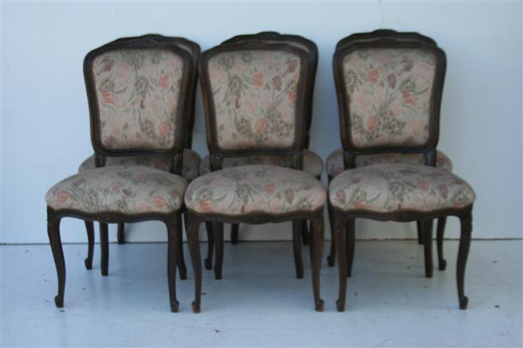 Juego De 6 Sillas Estilo Frances Luis Xv De Comedor