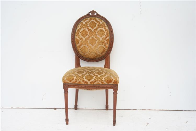 Juego De 6 Sillas Estilo Frances Luis Xvi Medallon